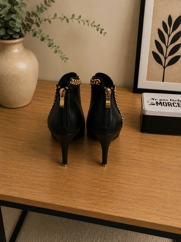 hakken schoenen 🌹40🌹zwart en goud – photo 4